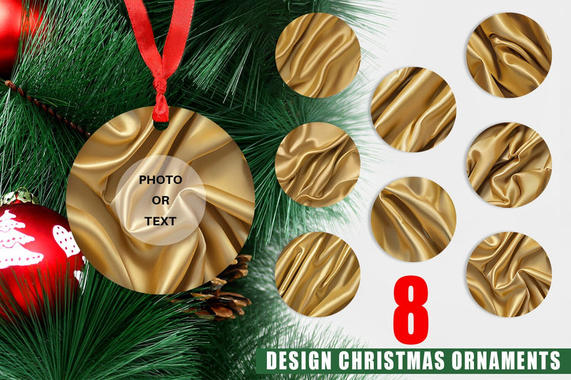 Ornament Gold Silk Pattern Sublimation artnoy 