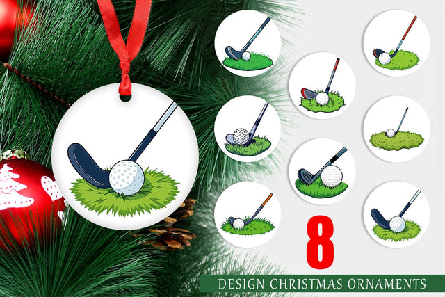 Ornament Golf Club Sublimation artnoy 