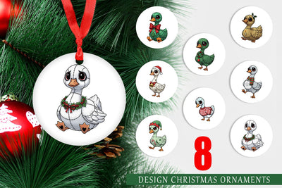 Ornament Goose Voodoo Doll Sublimation artnoy 
