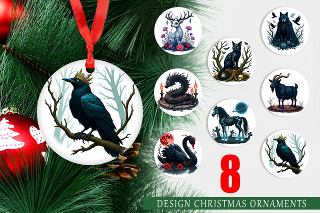 Ornament Gothic Enchanted Beasts Sublimation artnoy 