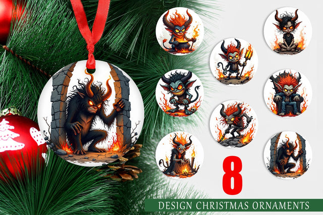 Ornament Grumpy Demon Sublimation artnoy 