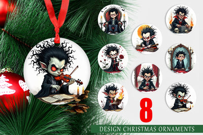 Ornament Grumpy Vampire Sublimation artnoy 