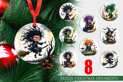 Ornament Grumpy Witch Sublimation artnoy 