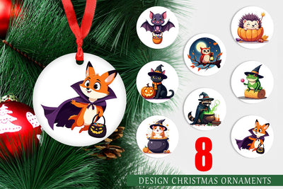 Ornament Halloween Animals Sublimation artnoy 