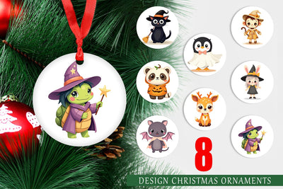 Ornament Halloween Animals Sublimation artnoy 