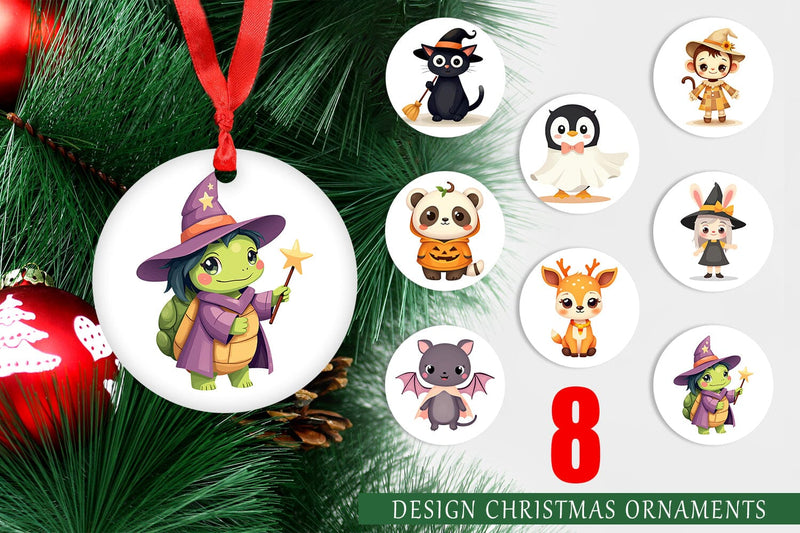Ornament Halloween Animals Sublimation artnoy 