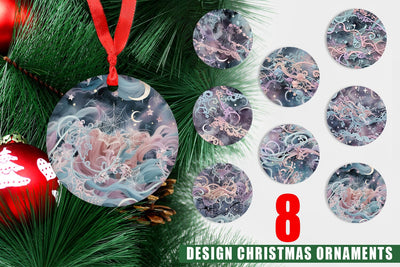 Ornament Halloween Goth Pattern Sublimation artnoy 