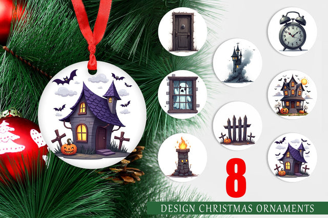 Ornament Haunted Elements Sublimation artnoy 