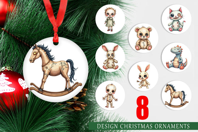 Ornament Haunted Toy Squad Sublimation artnoy 