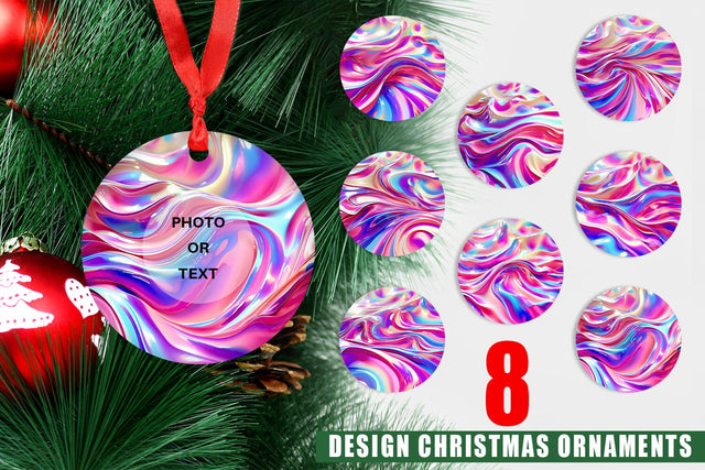 Ornament Holographic Metal Foil Sublimation artnoy 