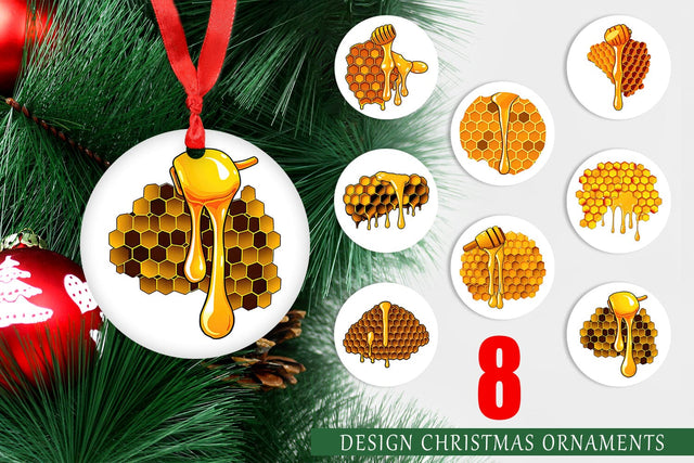 Ornament Honeycomb Sublimation artnoy 