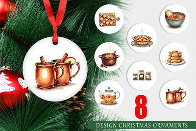 Ornament Hygge Winter Kitchen Sublimation artnoy 