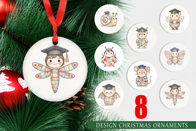 Ornament Innocent Garden Graduate Patchwork Sublimation artnoy 