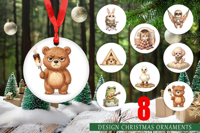Ornament Introverted Glamping Animal SVG artnoy 