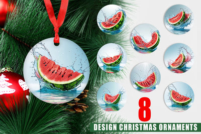 Ornament Juicy Watermelon Sublimation artnoy 