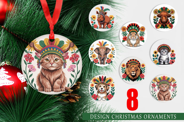 Ornament Juneteenth Animal Sublimation artnoy 