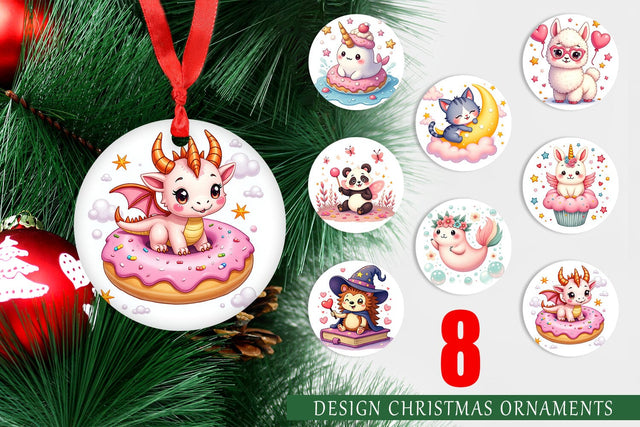 Ornament Kawaii Magic Critters Sublimation artnoy 