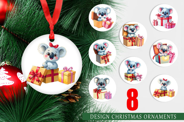 Ornament Koala Gift Sublimation artnoy 