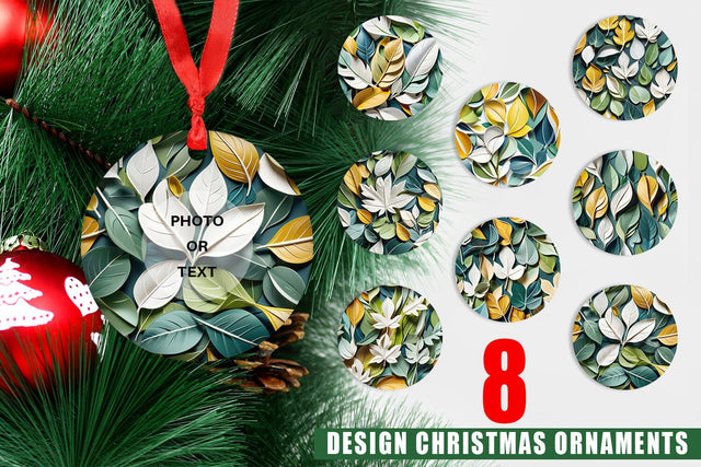 Ornament Leaves Pattern Sublimation artnoy 