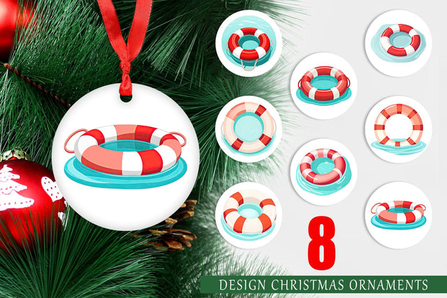 Ornament Lifebuoy Sublimation artnoy 