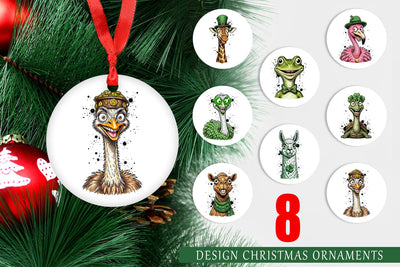 Ornament Lucky St Paddys Animal Art Sublimation artnoy 