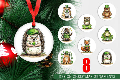 Ornament Lucky St Patricks Animal Sublimation artnoy 