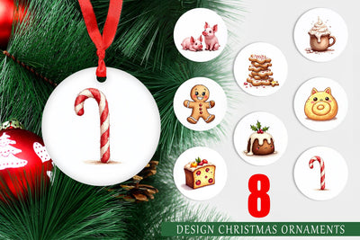 Ornament Lumpy Nordic Treats Sublimation artnoy 