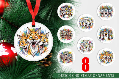 Ornament Melting Arctic Animals Heatwave Sublimation artnoy 