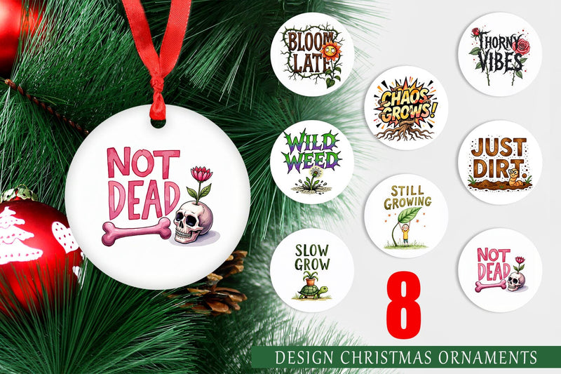 Ornament Messy Growth Reluctant Blooming Sublimation artnoy 