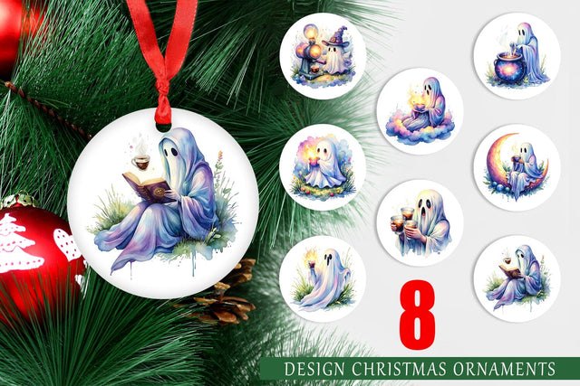 Ornament Midnight Espresso Magic Art Sublimation artnoy 