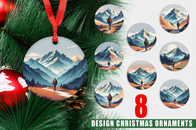 Ornament Mountain Sublimation artnoy 