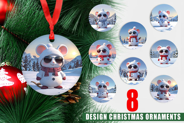 Ornament Mouse Sublimation artnoy 
