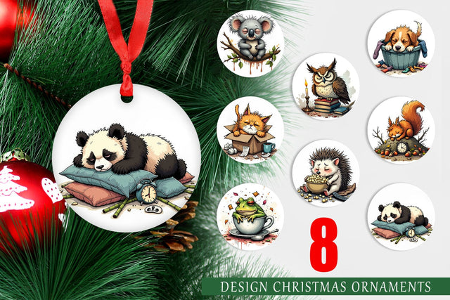 Ornament Nap Chaos Critters Sublimation artnoy 