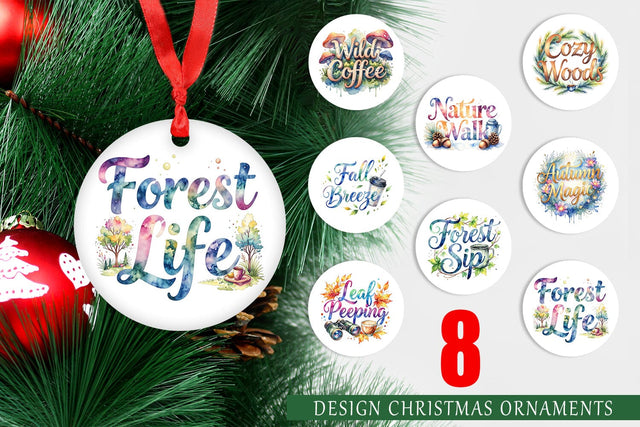 Ornament Nature Forest Coffee Quotes Sublimation artnoy 