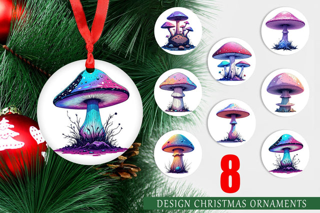 Ornament Nebula Mushrooms Sublimation artnoy 