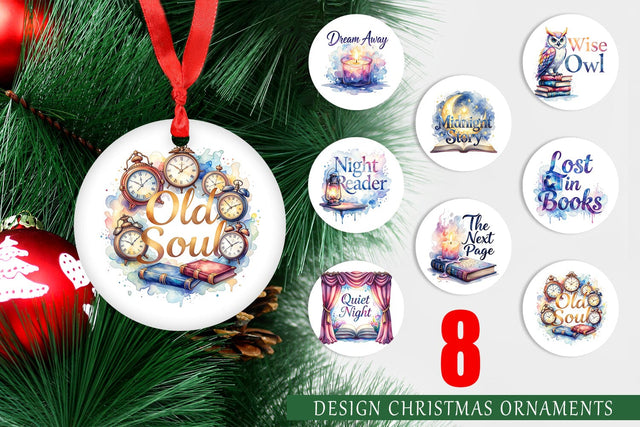 Ornament Night Owl Quotes Sublimation artnoy 