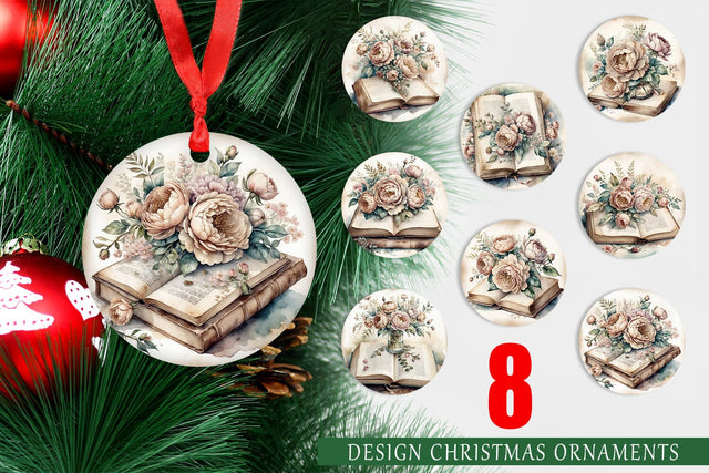Ornament Old Books Sublimation artnoy 
