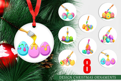 Ornament Paintbrush Sublimation artnoy 