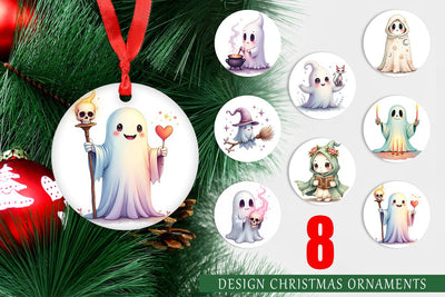 Ornament Pastel Necromancer Ghost Sublimation artnoy 