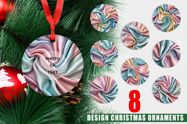 Ornament Pastel Silk Satin Sublimation artnoy 