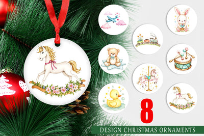 Ornament Pastel Toyland Sublimation artnoy 