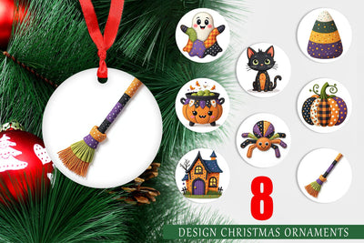 Ornament Patchwork Halloween Cuties Sublimation artnoy 