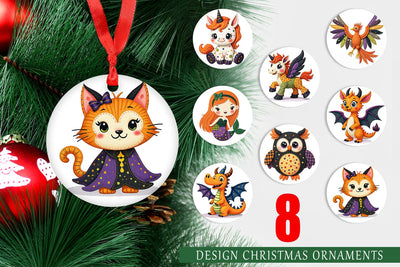 Ornament Patchwork Magical Creatures Sublimation artnoy 