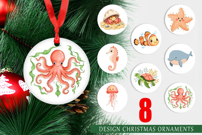 Ornament Peach Fuzz Friends Sublimation artnoy 