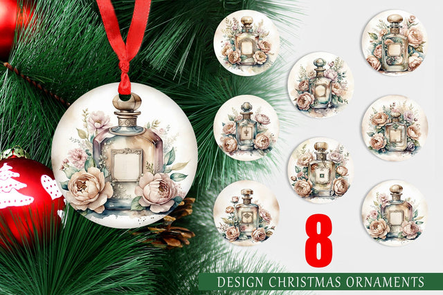 Ornament Perfume Bottle Sublimation artnoy 