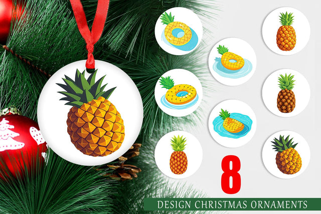 Ornament Pineapple Sublimation artnoy 