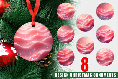 Ornament Pink Flow Sublimation artnoy 