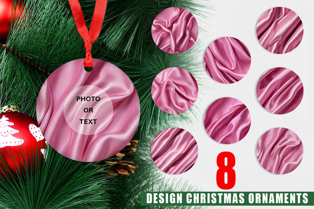 Ornament Pink Silk Pattern Sublimation artnoy 