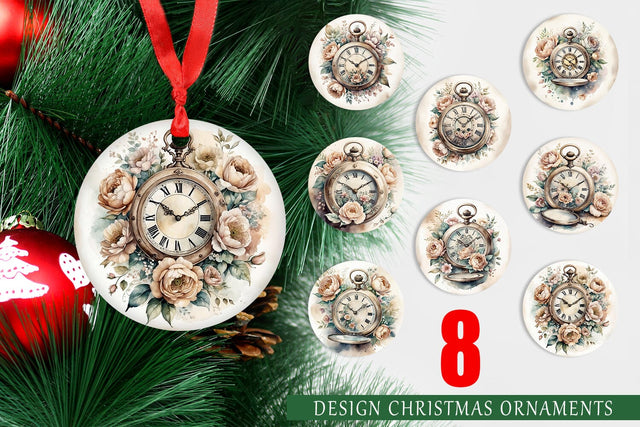 Ornament Pocket Watch Sublimation artnoy 