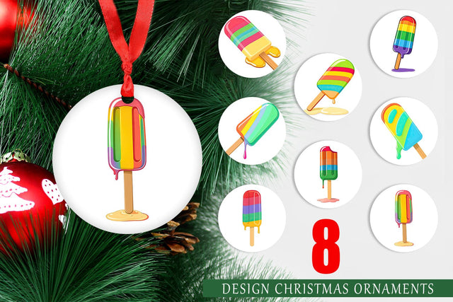 Ornament Popsicle Sublimation artnoy 